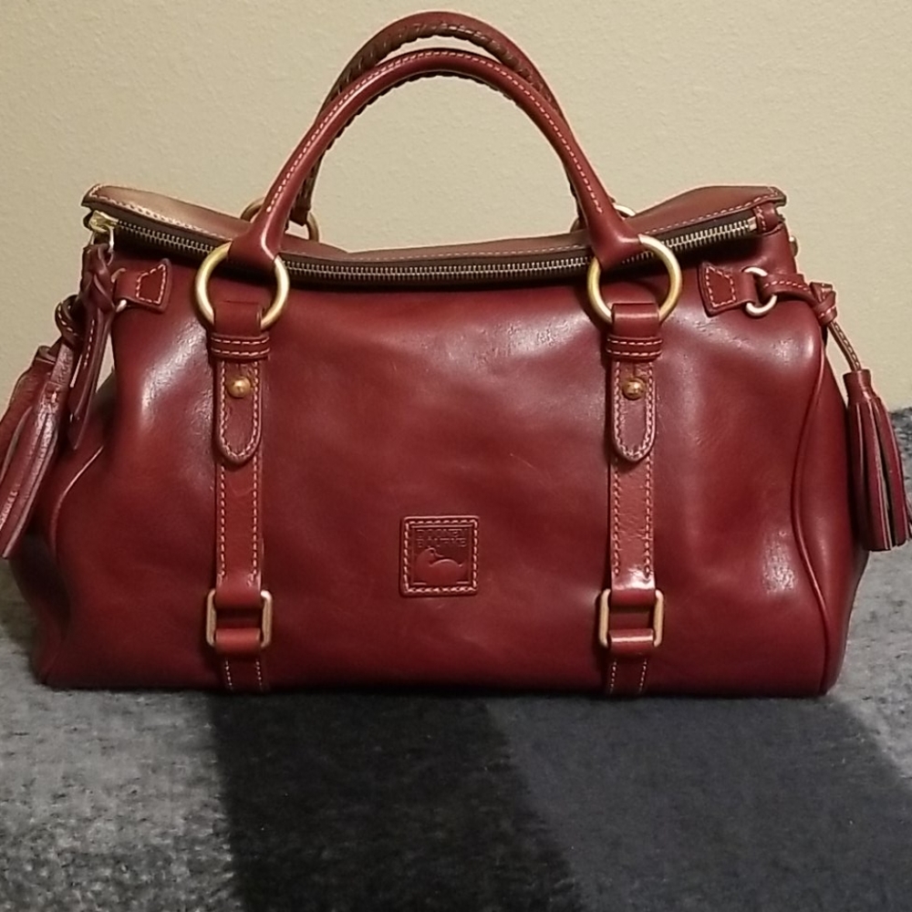 Dooney and Bourke Medium Satchel Bordeaux